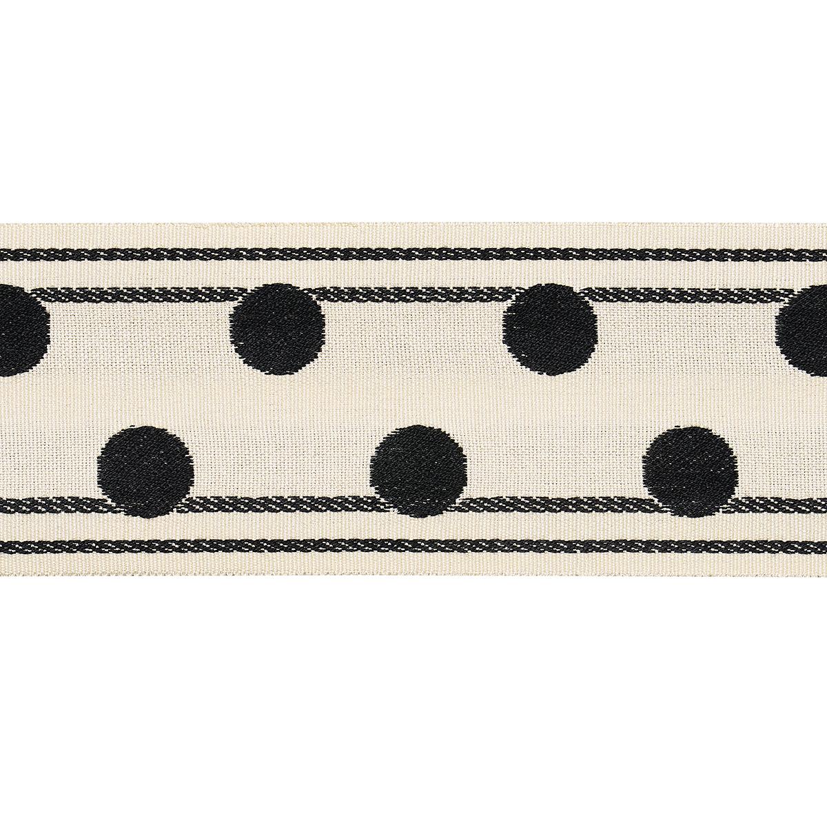 Schumacher Ivory Noir Bianca Tape
