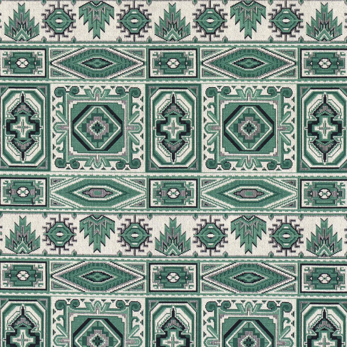 Schumacher Crowley Pingl Green Fabric