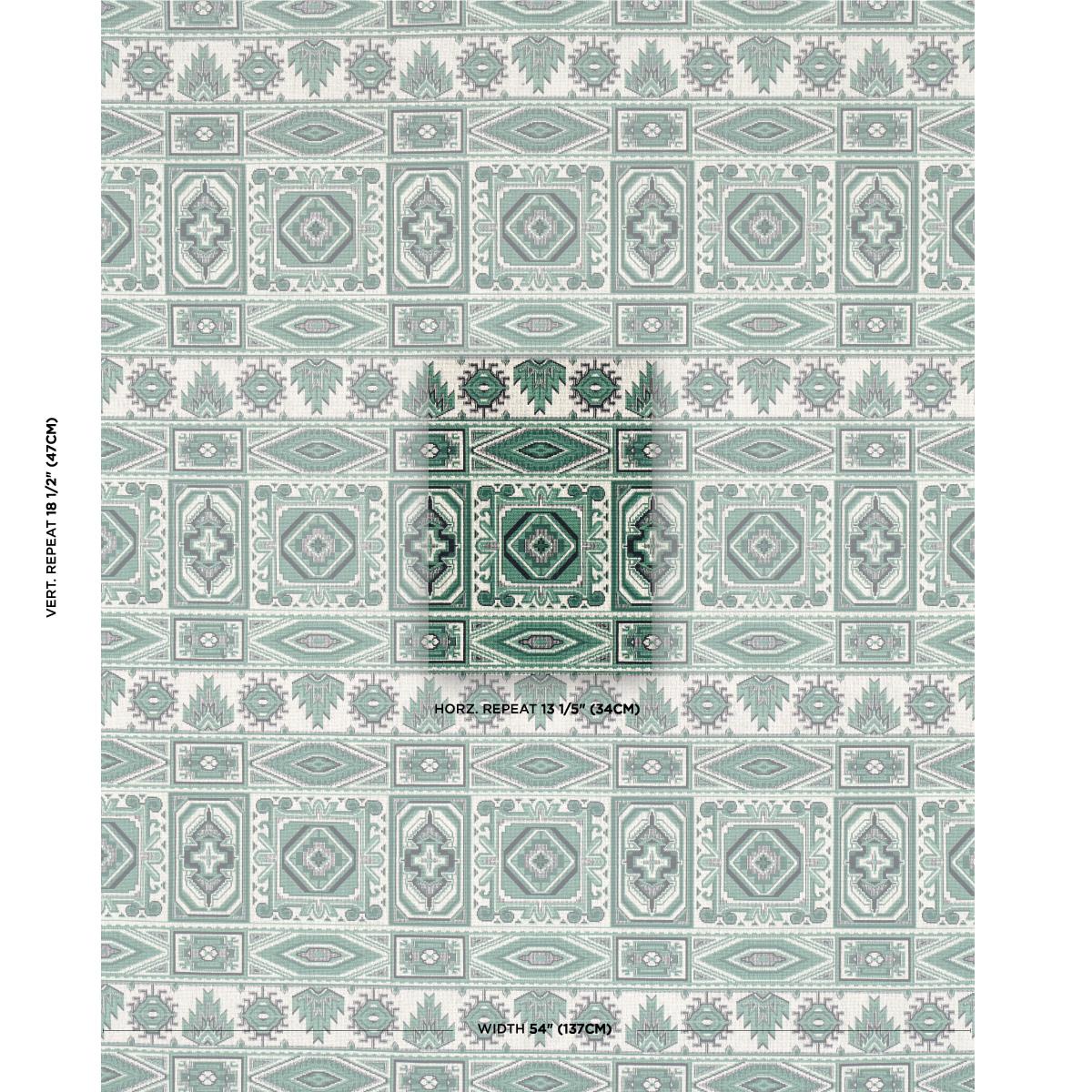 Schumacher Crowley Épinglé Green Fabric – DecoratorsBest