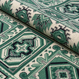 Schumacher Crowley Pingl Green Fabric