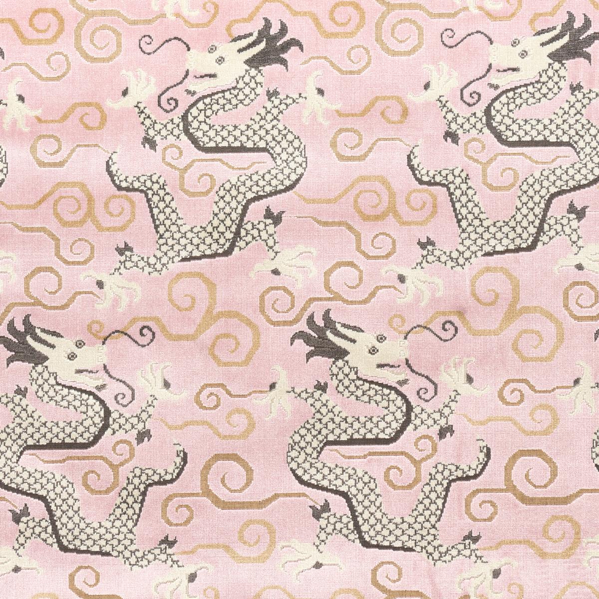 Schumacher Bixi Velvet Rose Quartz Fabric