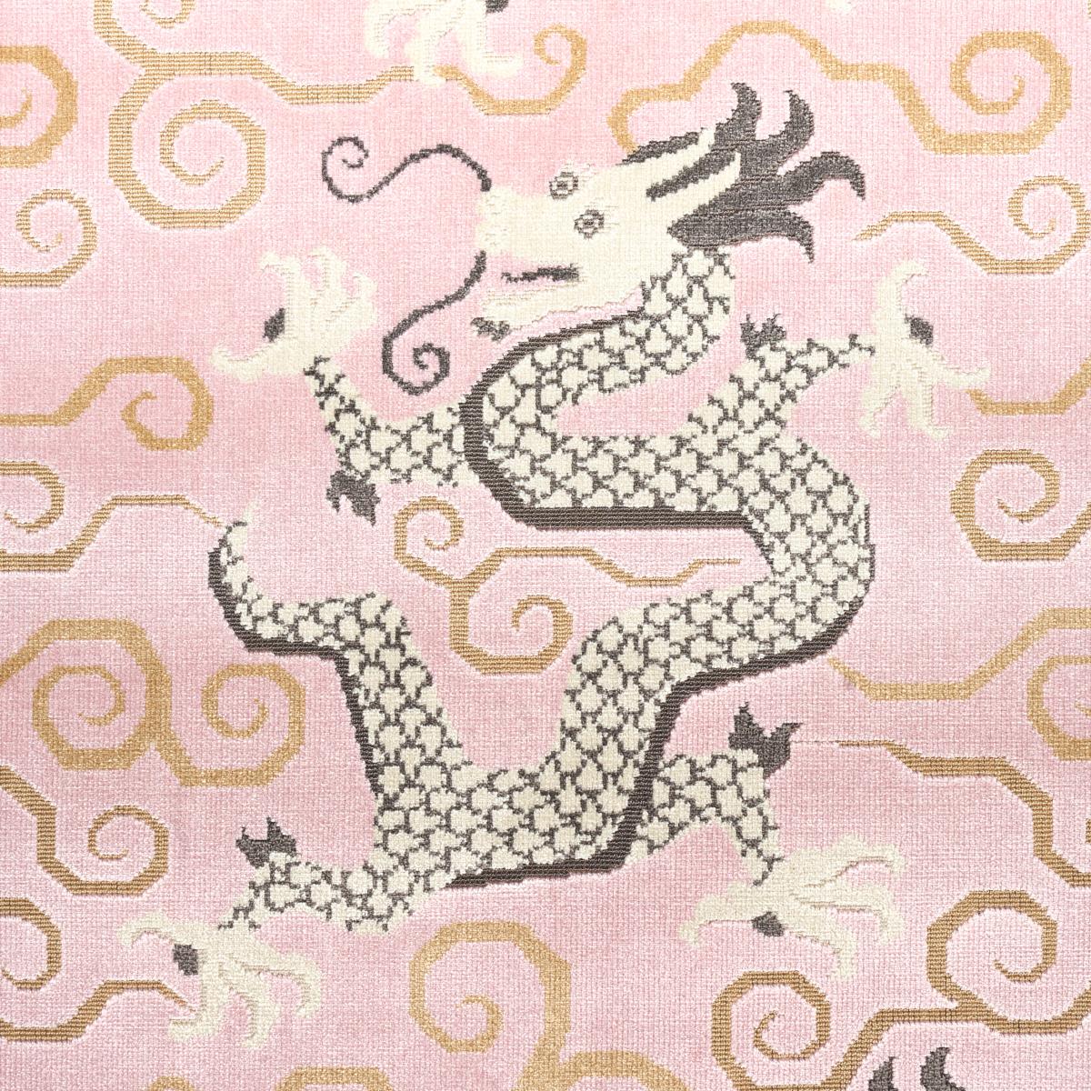 Schumacher Bixi Velvet Rose Quartz Fabric