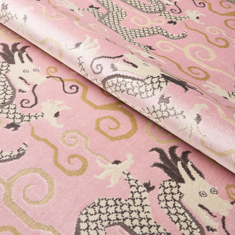 Schumacher Bixi Velvet Rose Quartz Fabric