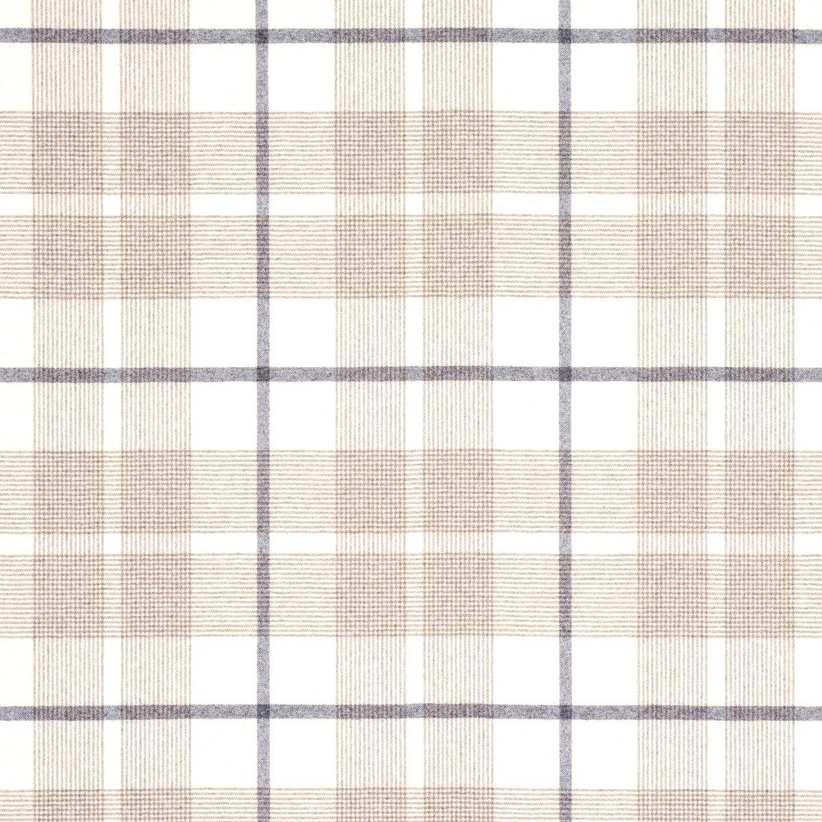 Schumacher Montana Wool Plaid Neutral Fabric