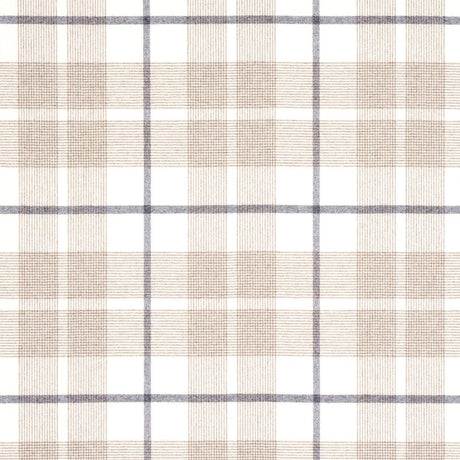 Schumacher Montana Wool Plaid Neutral Fabric