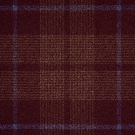 Schumacher Montana Wool Plaid Burgundy Fabric
