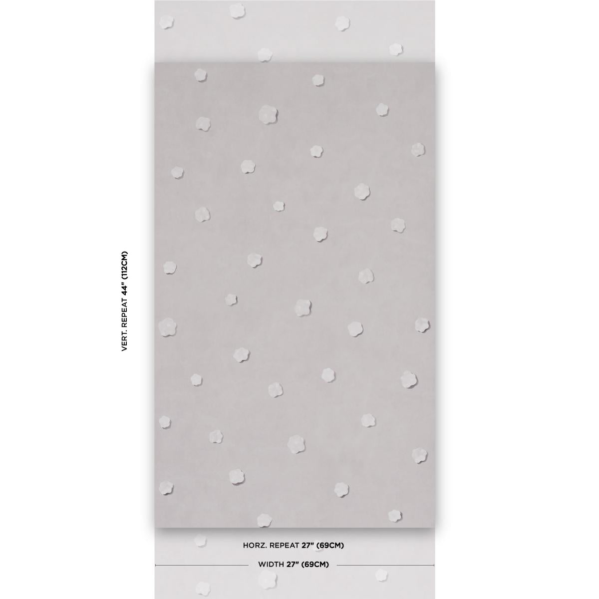 Schumacher Heavenly Bodies Gray Wallpaper