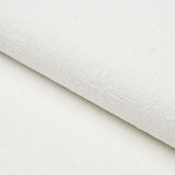 Schumacher Linen Bark White Wallpaper