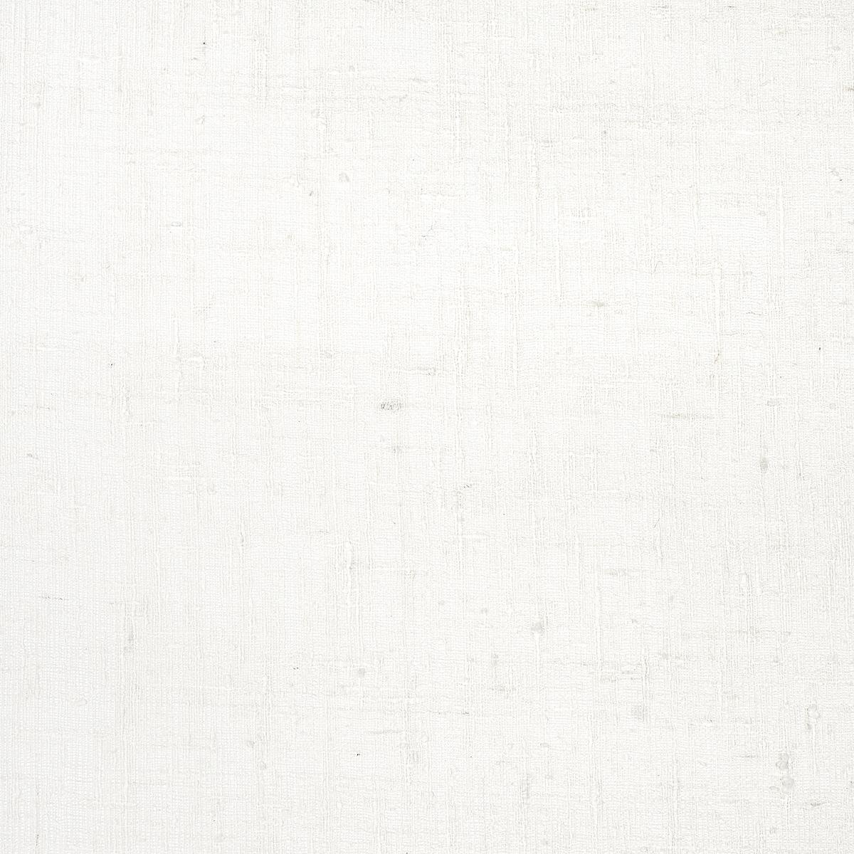 Schumacher Linen Bark White Wallpaper