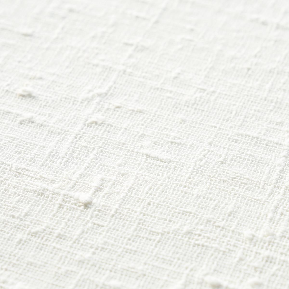 Schumacher Linen Bark White Wallpaper