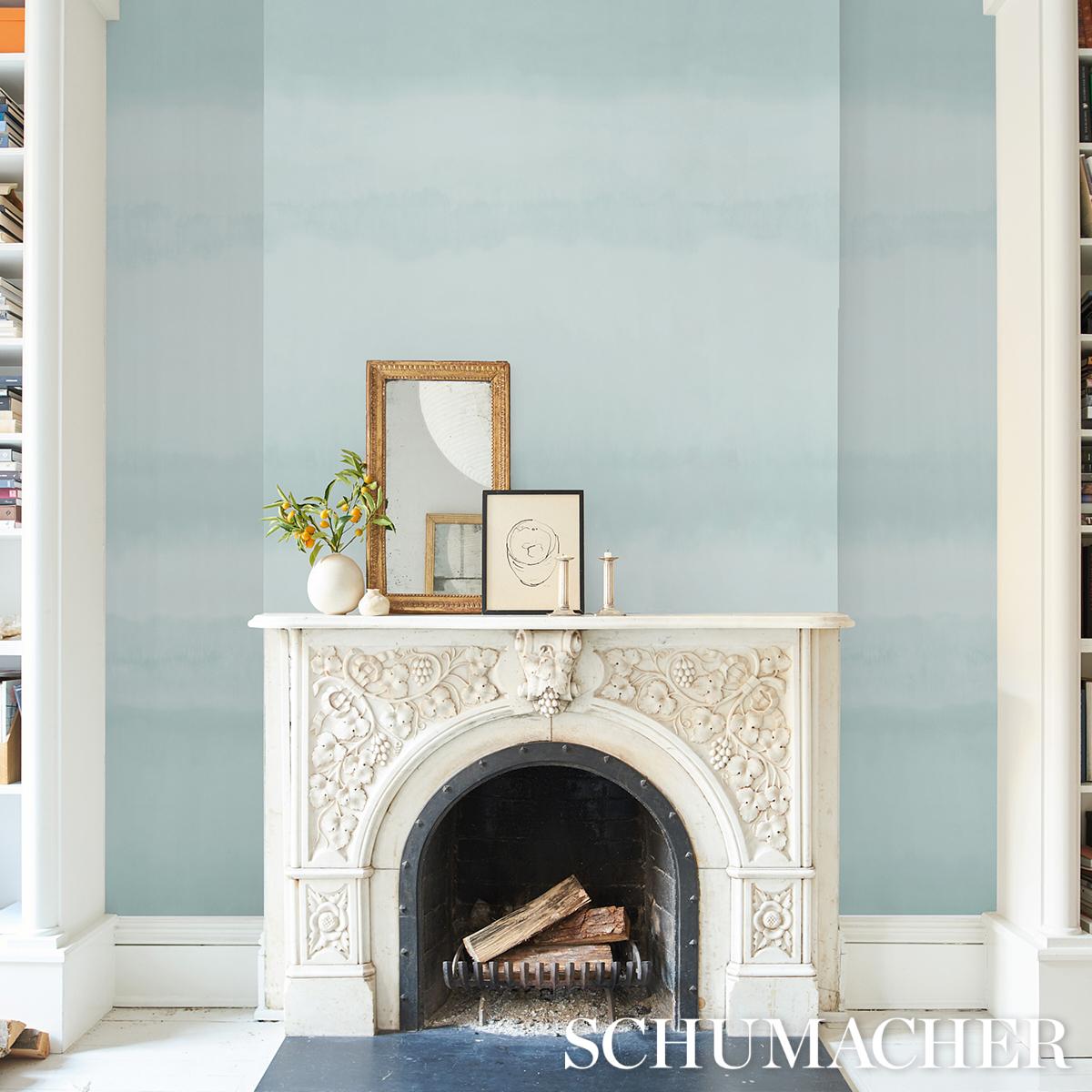 Schumacher Orissa Panel Mineral Wallpaper