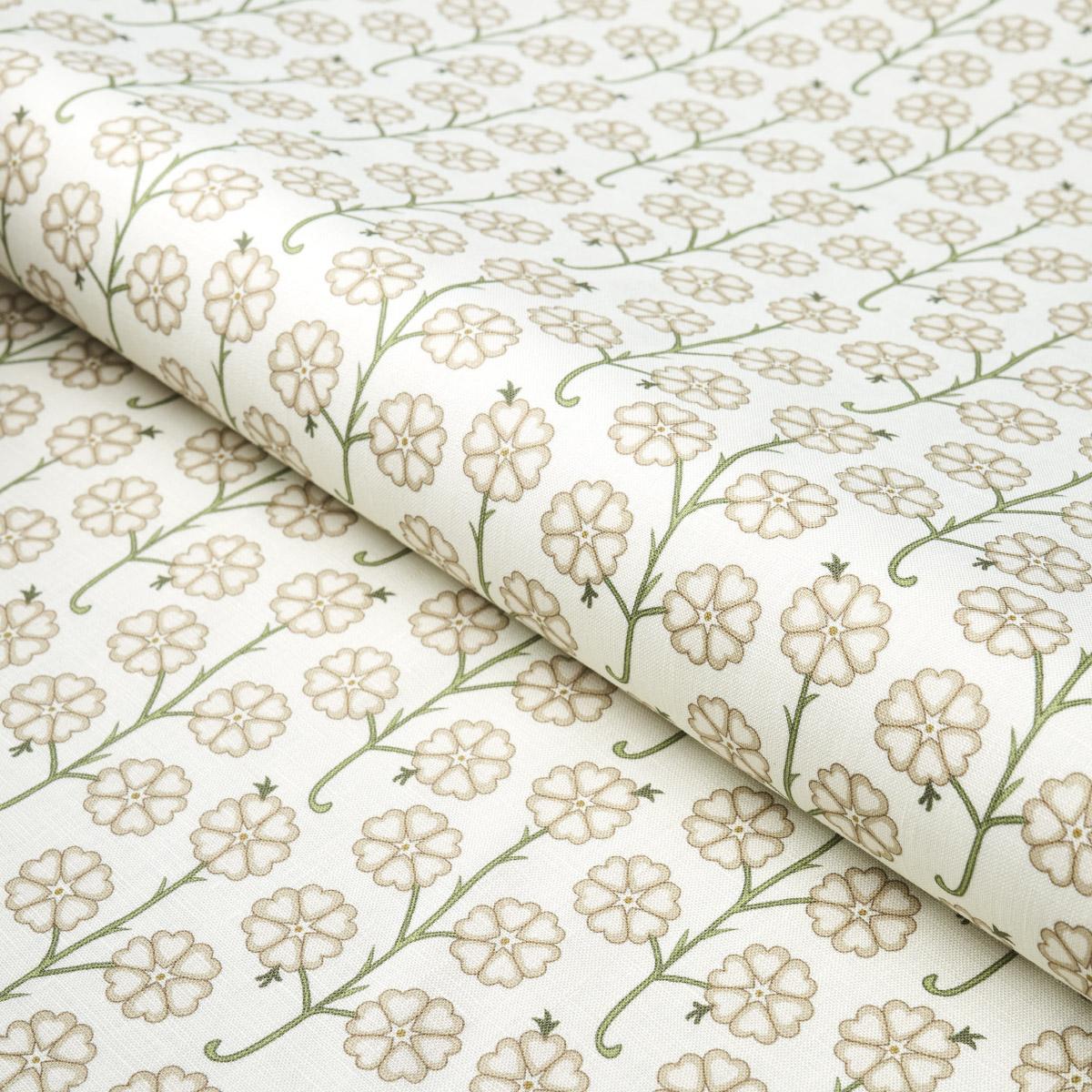 Schumacher Gardenia Flax Fabric