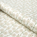 Schumacher Gardenia Flax Fabric