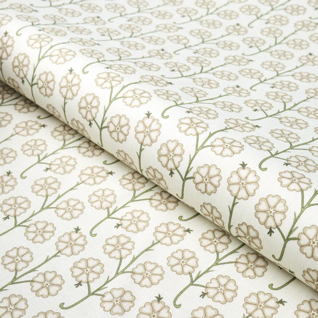 Schumacher Gardenia Flax Fabric