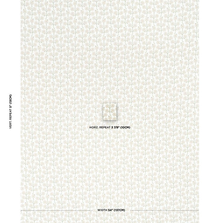 Schumacher Gardenia Flax Fabric