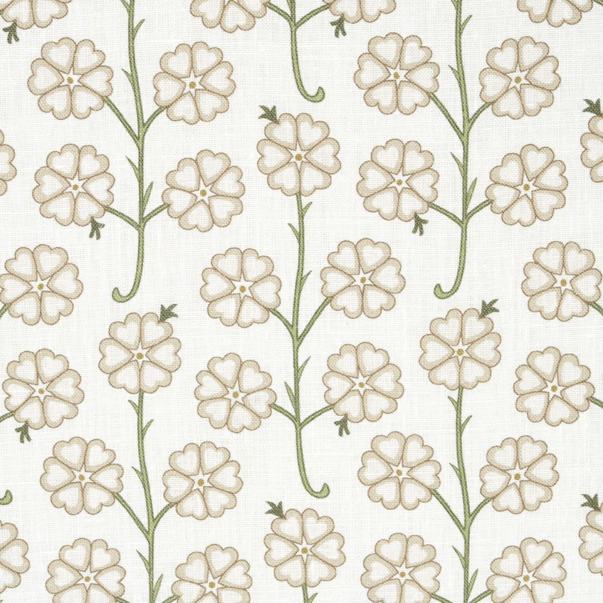 Schumacher Gardenia Flax Fabric