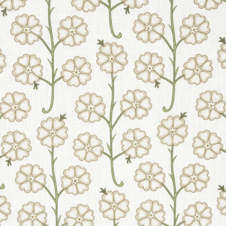 Schumacher Gardenia Flax Fabric