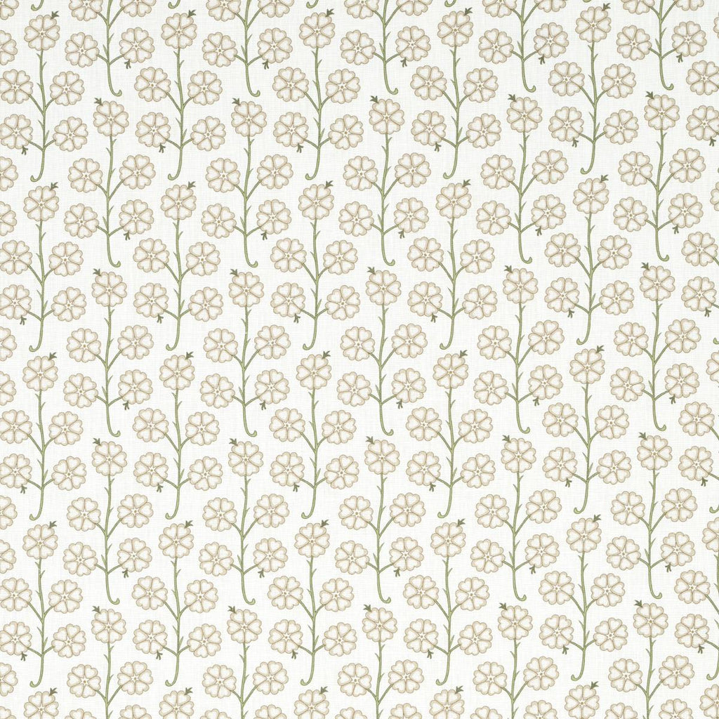 Schumacher Gardenia Flax Fabric