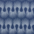 Schumacher Hedgehog Denim White Fabric