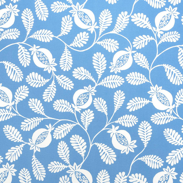 Schumacher Lanzadera Vine Indoor/Outdoor Ocean Fabric