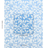 Schumacher Lanzadera Vine Indoor/Outdoor Ocean Fabric