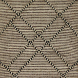 DecoratorsBest Diamond Zephyr Natural Driftwood 2'3" x 8' Jute and Wool Runner Rug