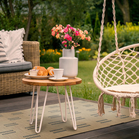 DecoratorsBest Dash Duo Espresso Blend 2'3" x 8' Reversible Runner Rug