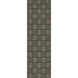 DecoratorsBest Dash Duo Espresso Blend 2'3" x 8' Reversible Runner Rug