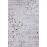Tempaper Chinoiserie Blossom Sterling Silver 5' x 8' Indoor/Outdoor Area Rug