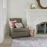 DecoratorsBest Chinoiserie Blossom Sterling Silver 5' x 8' Indoor/Outdoor Area Rug