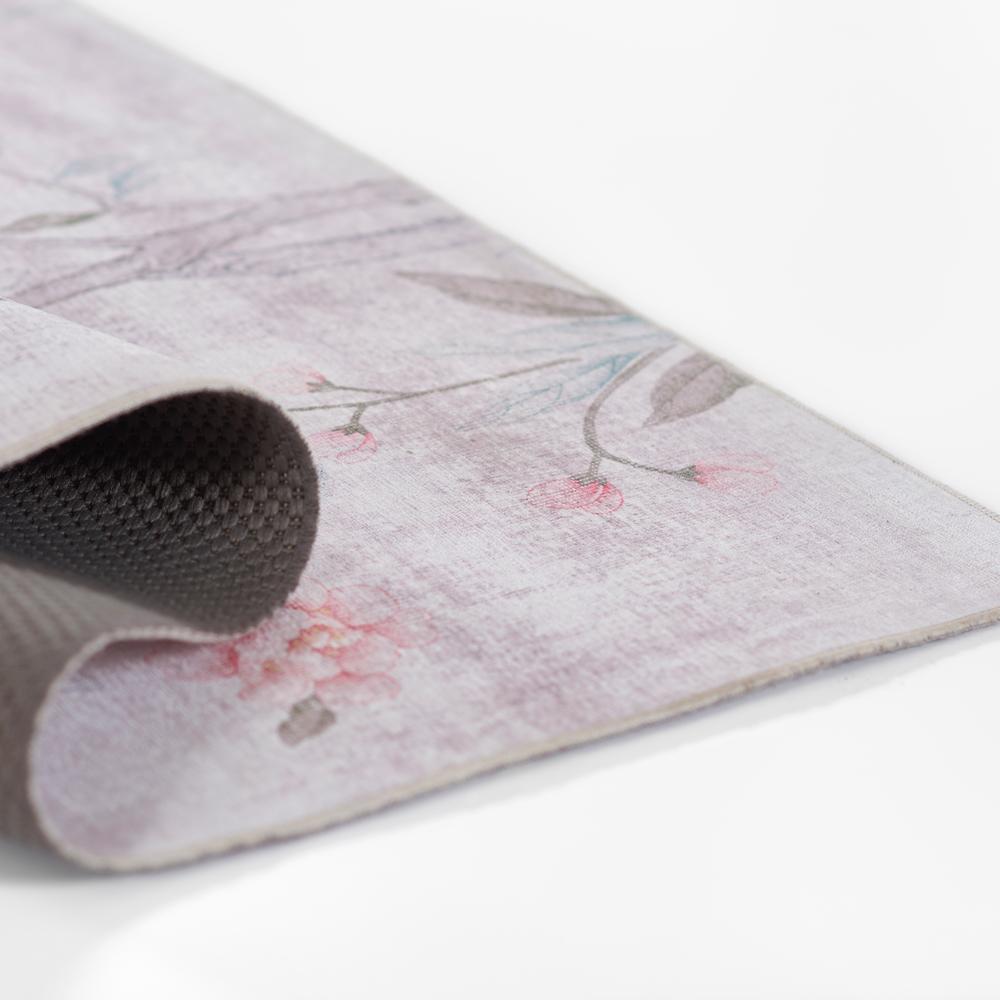 DecoratorsBest Chinoiserie Blossom Sterling Silver 5' x 8' Indoor/Outdoor Area Rug