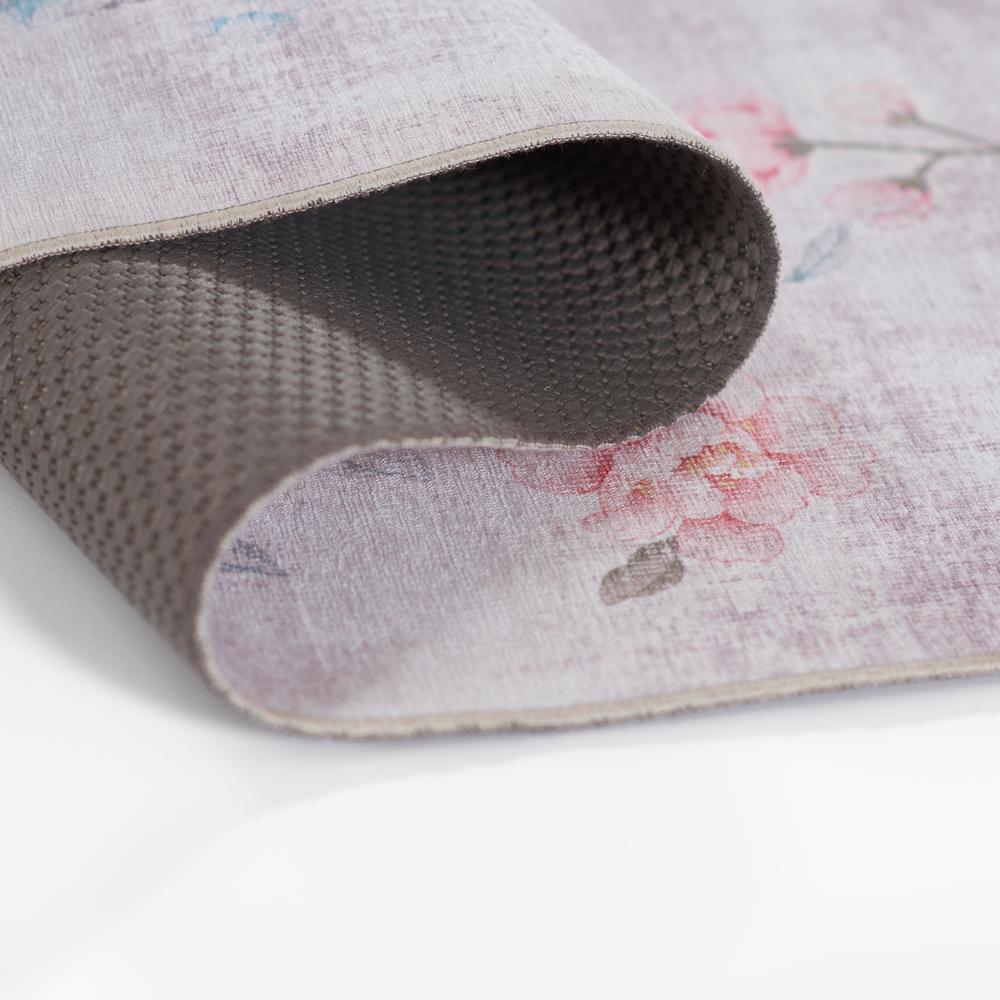 DecoratorsBest Chinoiserie Blossom Sterling Silver 5' x 8' Indoor/Outdoor Area Rug