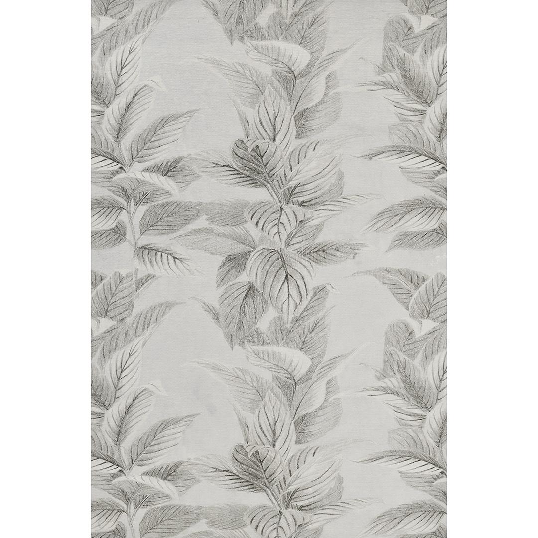Tempaper Solana Tropical Ebony and White 5' x 8' Indoor/Outdoor Area Rug