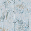 Decoratorsbest Traditional Whispering Bamboo Misty Blue Wallpaper