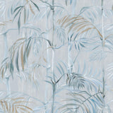Tempaper Whispering Bamboo Misty Blue Non-Pasted Wallpaper