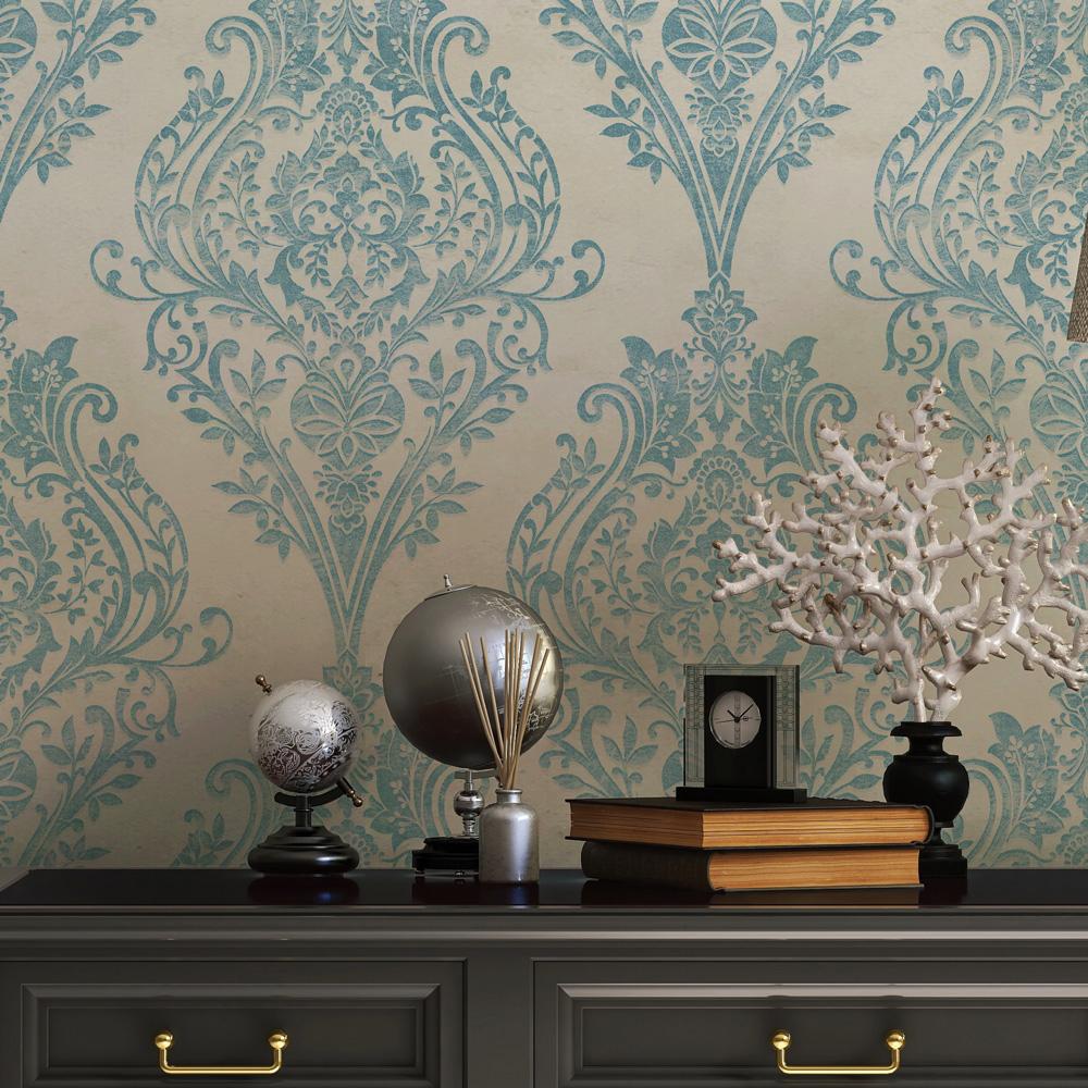DecoratorsBest Imperial Ocean Blue Non-Pasted Wallpaper