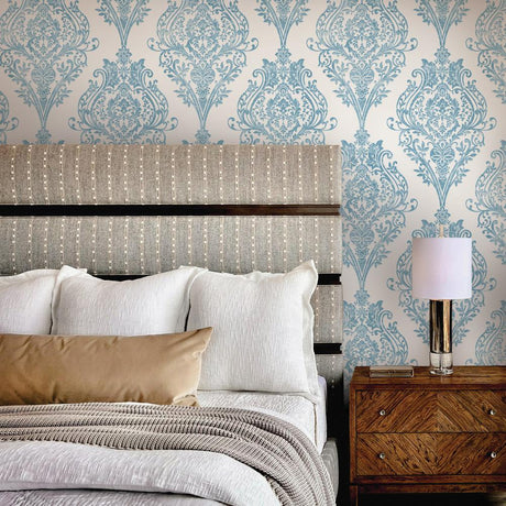 DecoratorsBest Imperial Ocean Blue Non-Pasted Wallpaper