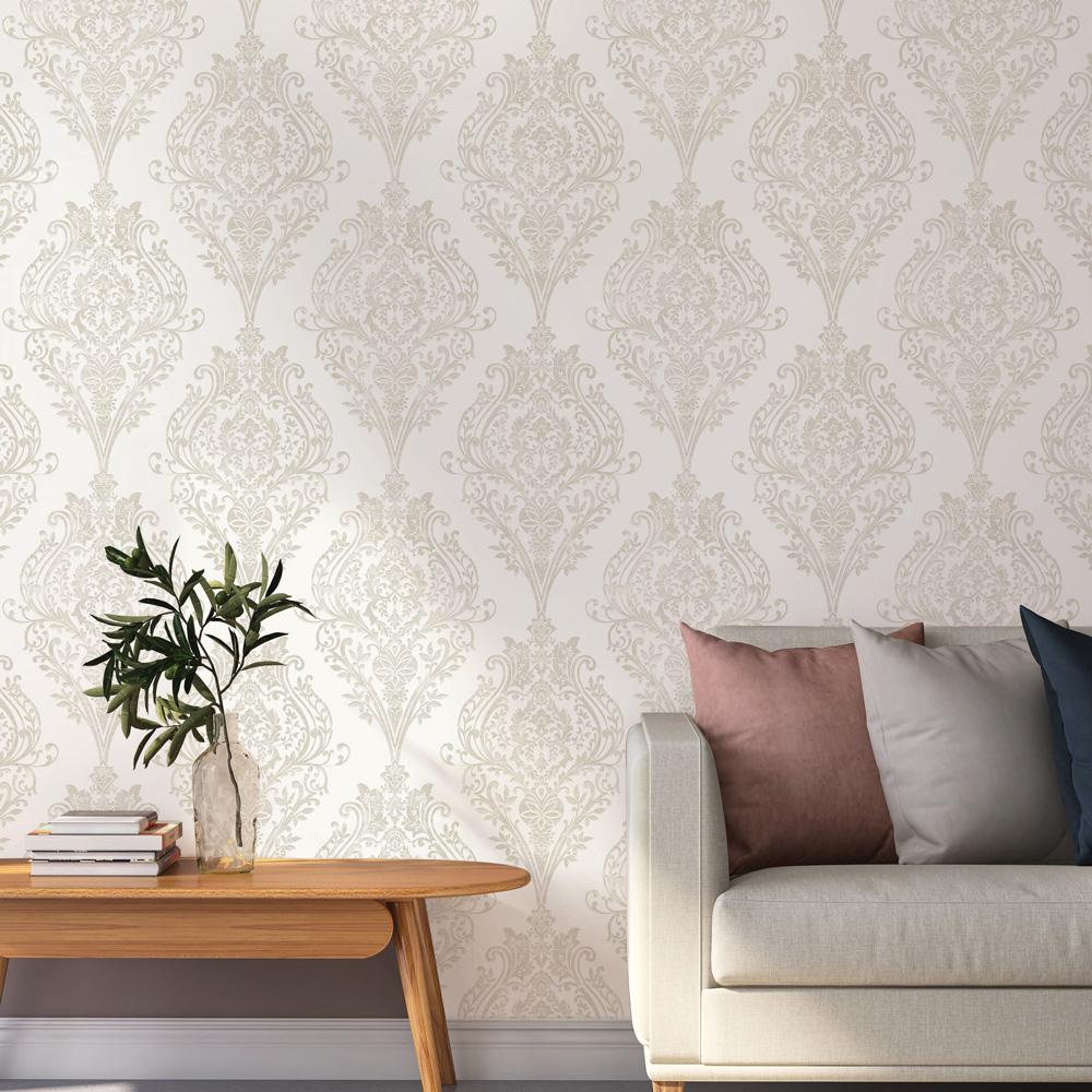 DecoratorsBest Imperial Ivory Non-Pasted Wallpaper