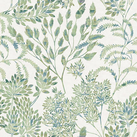 Tempaper Tranquil Leaf Green Sage Non-Pasted Wallpaper