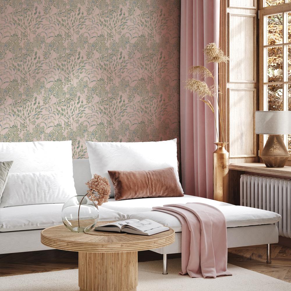 DecoratorsBest Tranquil Leaf Green Sage Non-Pasted Wallpaper