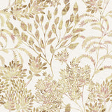 Tempaper Tranquil Leaf Gold Non-Pasted Wallpaper