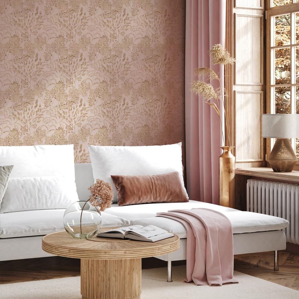 DecoratorsBest Tranquil Leaf Gold Non-Pasted Wallpaper