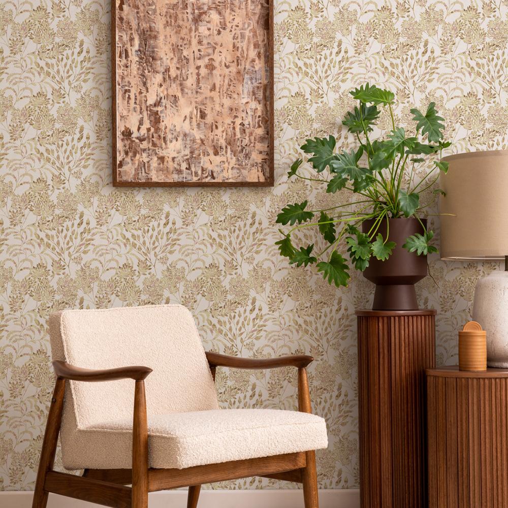 DecoratorsBest Tranquil Leaf Gold Non-Pasted Wallpaper