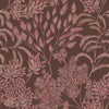 Decoratorsbest Traditional Tranquil Leaf Rosewood Wallpaper