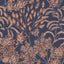 Tempaper Tranquil Leaf Navy Non-Pasted Wallpaper