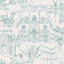 Tempaper Avenue Toile Green Non-Pasted Wallpaper