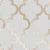 Decoratorsbest Peel And Stick Arabesque Grey Wallpaper