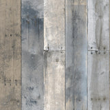 DecoratorsBest Reclaimed Wood Grey Peel and Stick Wallpaper, 28 sq. ft.
