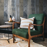 DecoratorsBest Reclaimed Wood Grey Peel and Stick Wallpaper, 28 sq. ft.