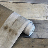 DecoratorsBest Reclaimed Wood Brown Peel and Stick Wallpaper, 28 sq. ft.